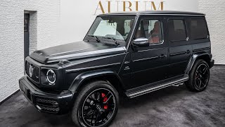 [2021] Mercedes Benz G 63 AMG BLACK MAGNO / CLASSIC RED AURUM International [4K]