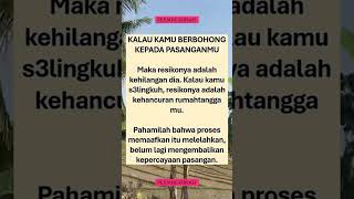 Kalau Kamu Berbohong Kepada Pasanganmu #videoshort #motivasi #katakatabijak #quotes #video