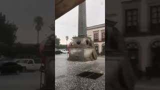 Granizada en Durango Capital 🌧️#mexico #durango #suscribete #shorts