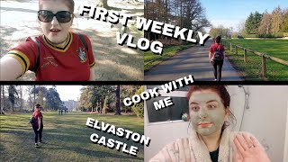 MY FIRST WEEKLY VLOG| ELVASTON CASTLE