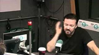 Richard Bacon, Ricky Gervais, Jon Culshaw, Peter Fincham - BBC 5 Live 07.03.11 Part 2 of 9