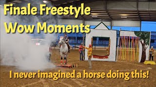 I've never seen a horse do this! Wow Moments at Thoroughbred Transformation Expo Finale Freestyle