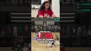 when trash talking backfires 😭😭😭 #shorts  #nba2k23nextgen  #nba2k23 #2k23rec