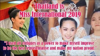 MISS INTERNATIONAL 2019 WINNER! |Thailand Brings Home Crown for the First Time