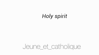 chant catholique anglais (esprit saint) : "Holy spirit" de Jésus culture / jeune_et_catholique