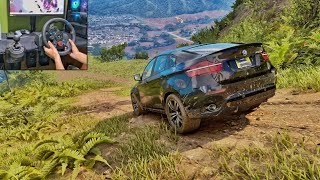 BMW X6 M - Off-roading | The Crew Motorfest | Logitech g29 Gameplay