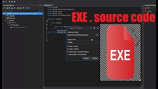 How to find source code of EXE. file | win/7/8/8.1/10 |