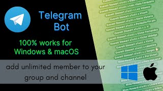 How To Add Unlimited Telegram Member To Your Group and Channel 2022 | For Windows and macOS