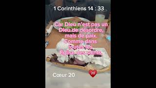 1 Corinthiens 14  :33 13 08 2024