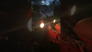 GSC. Farm division Farmall Super C lights on. Old tractors are fun