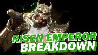 How to WIN with RISEN EMPEROR Shao Kahn (Character Guide) - Mortal Kombat 11: Aftermath