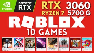 Roblox : RTX 3060 + Ryzen 7 5700g (10 GAMES)