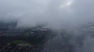 【4K Drone footage】My town after rain shower.