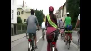 °rollender° CriticalMass Report durch Salzburg Stadt