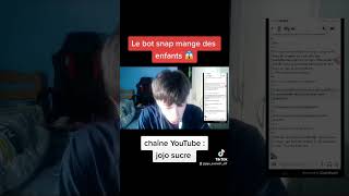 Le bot snap MY AI mange des enfants ! #tiktok #humour #fiction #shorts