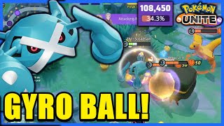 108,000 DAMAGE! METAGROSS GYROBALL Build Is So OVERPOWERED! | Pokemon Unite