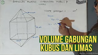 Cara Mudah Menghitung Volume Gabungan Bangun Ruang Kubus Dan Limas