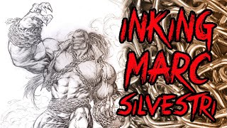 INKING PITT BY MARC SILVESTRI - Live Art Stream