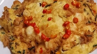 Thai style shrimp omelet#food#thaifood #Lisa#lalisa #MONEY1Bstreams#billionsclubspotify