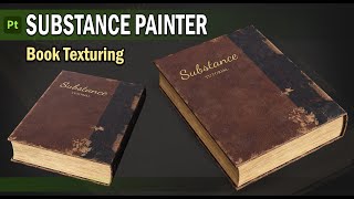 How to texture Book in Substance Painter | Old Book , Paper Material