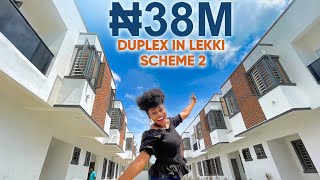 Inside a ₦38,000,000 ($90,000) Affordable 3 Bedroom Duplex With BQ in Lekki Scheme 2