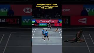 Kandaskan Ranking 1 Dunia, Bagas/Fikri ke Perempatfinal All England 2024 #shorts #badminton #bwf