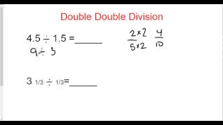 Double Double Division