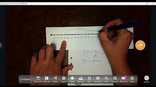 Number Line to Add Double Digits