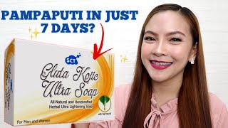 SCT GLUTA KOJIC ULTRA SOAP!!! NAKAKAPUTI NGA BA? OKAY SA BALAT?