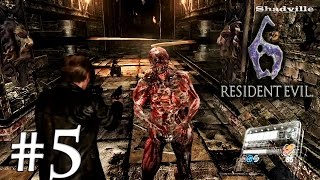 Resident Evil 6 (PS4) Прохождение игры #5: Водное чудовище