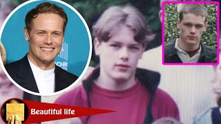 Outlander's Sam Heughan shares series of baby-faced throwback snaps - and he's far from Jamie Fraser