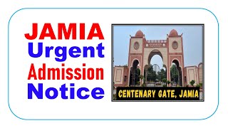 Jamia Admission Notice | Jamia Millia Islamia University | Jamia Private Course | JMI Admission 2023