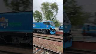 Azadi ka Amrit Mahotsav special Train engine  #indianrailways #viral #train #shorts #trending