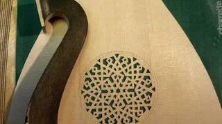 Building a Colascione lute by Yaron Naor