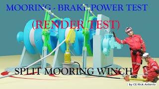 Mooring - Brake Power Test or Render Test for Mooring Winch.