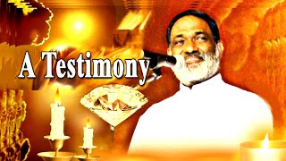 A Testimony,,,,  Fr-Mathew Nanaickomparambil VC.