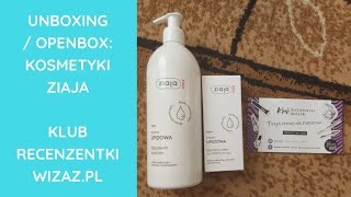 UNBOXING / OPENBOX KOSMETYKI ZIAJA MED Z KLUBU RECENZENTKI WIZAZ.PL