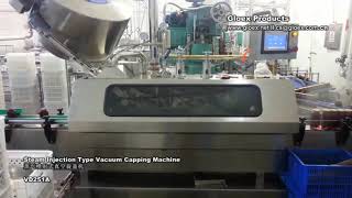 Canned Fruit Steam Injection Type Vacuum Capping Machine