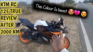 KTM RC 125 BS6 2021 REVIEW AFTER 2000 KM COMPLETE,YE SBKE LIY NHI HY😡,KTM RC 125 MILEGE & TOP SPEED.