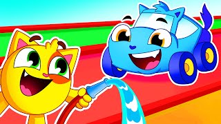 Car Wash Song || Where is My Color || Baby Cars Kids Songs