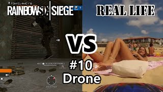 Rainbow VS Real Life #10 Drone