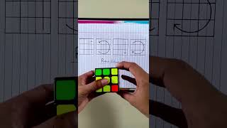 How to solve rubiks cube in 4 steps #Shortvideo #trending #viiralshots