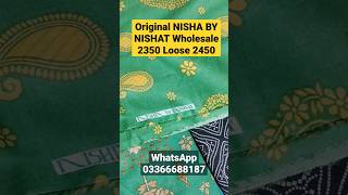 original brand nisha by nishat lawn 2023 #shorts #clothing #nishat