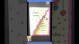 Birthday card crafts #trending #diy #craft #shortvideo#shortviral#shorts #short #youtubeshorts #art