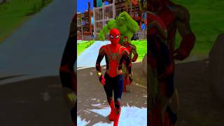 GTA V : IRON MAN SAVING SPIDER MAN FROM HULK 😭 | #shorts #gta5 #viral