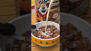 chocolate milkshake frosted flakes #asmr #cereal