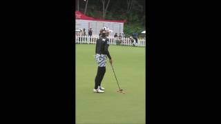 Honda LPGA Thailand 2017 Pornanong Phatlum’s golf swing at Siam Country Club Pattaya Old Course