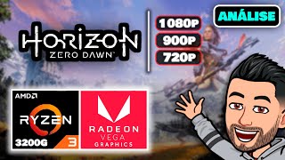 HORIZON ZERO DAWN - TESTE NO RYZEN 3 3200G E VEGA 8 + 8GB de RAM (COMENTADO + DICAS)