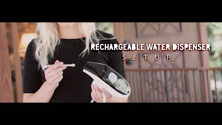 Rechargeable Water Dispenser  Setup