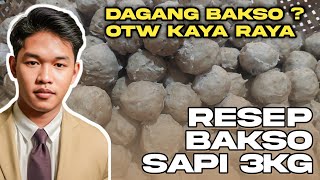 RESEP BAKSO SAPI LANGSUNG DARI PEDAGANG NYA ! SEJAK 2016 | Yuk usaha bakso gampang bisa modal kecil